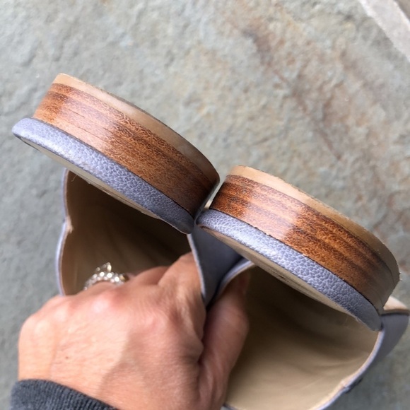 M. Gemi The Docente Flat Mule Loafer Blue Stone 39 - Picture 10 of 14